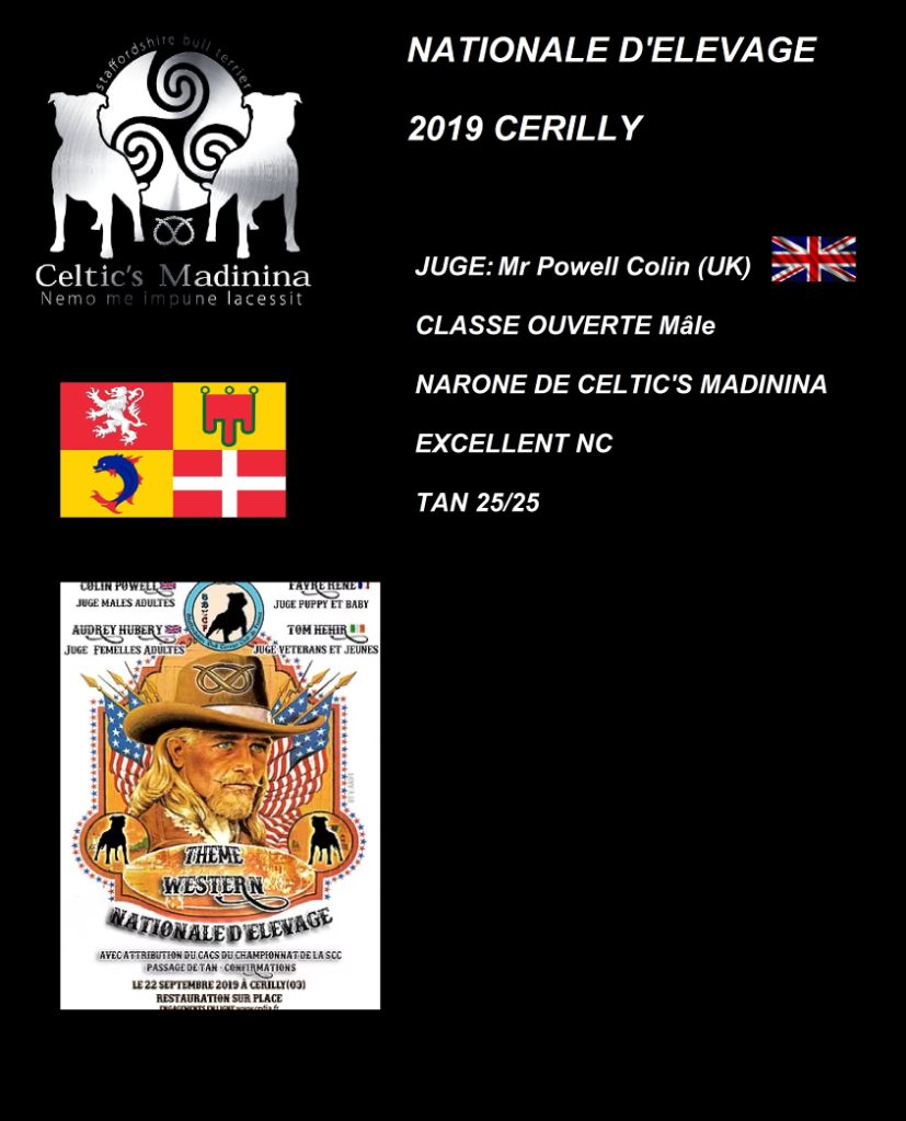 De Celtic's Madinina - Nationale d'élevage 2019,Cerilly,Narone de Celtic's Madinina